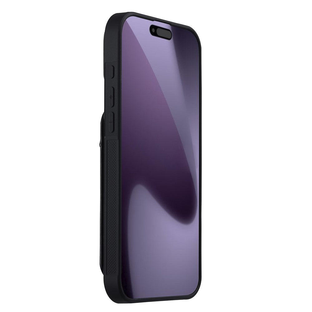 LC.IMEEKE L3 For iPhone 17 Pro Max Magnetic Case Detachable Card Holder Leather TPU Mobile Cover
