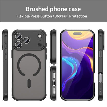 For iPhone 17 Pro Max Case Compatible with MagSafe Anti Drop PC + TPU Phone Cover