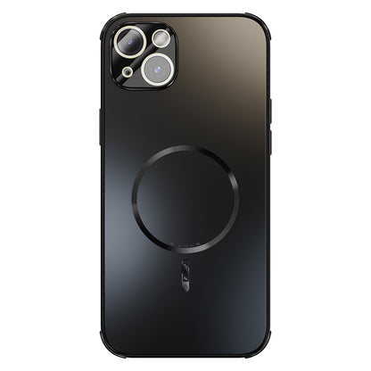 ABEEL For iPhone 15 Plus Case Compatible with MagSafe TPU PC Cooling Matte Phone Back Cover with Lens Film
