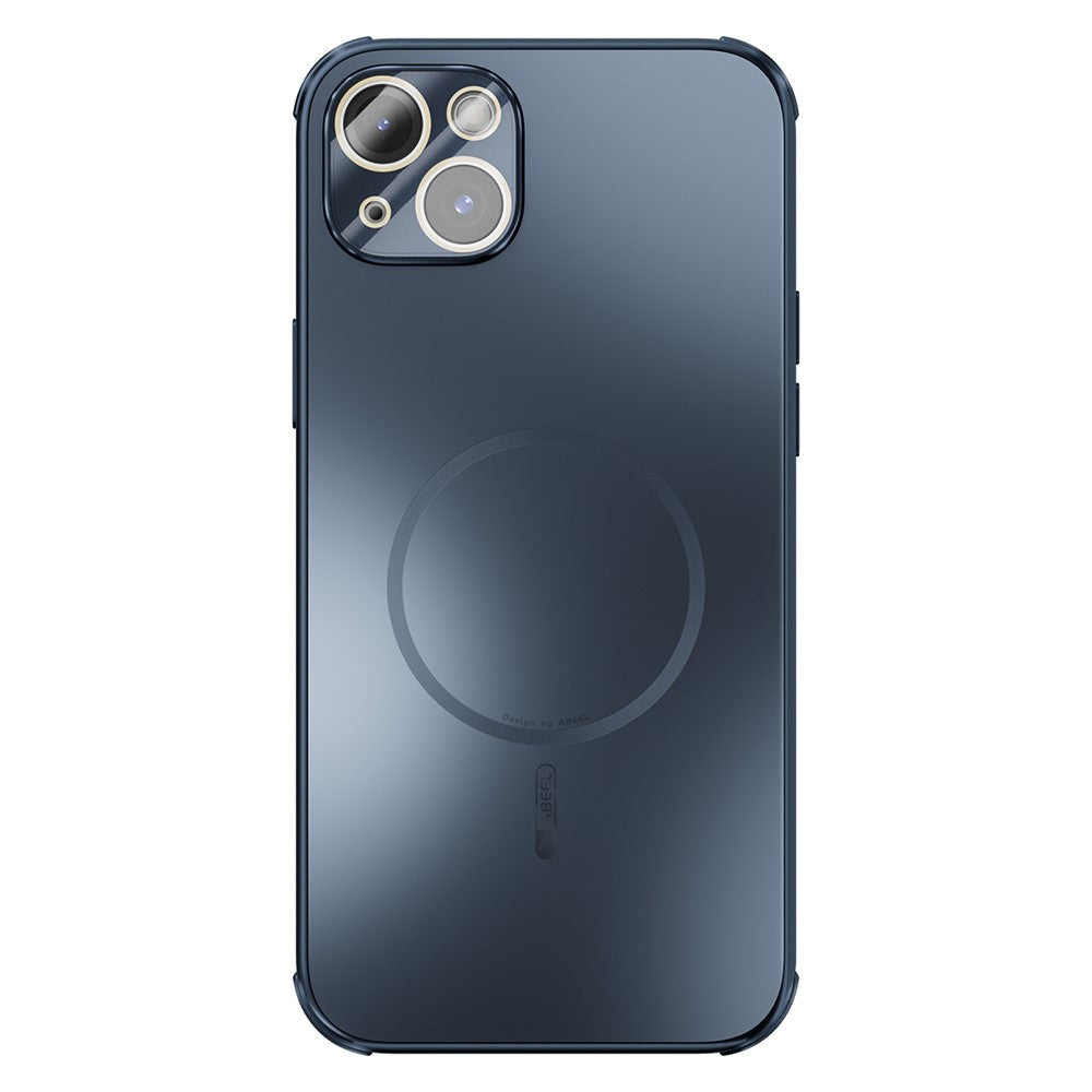 ABEEL For iPhone 15 Plus Case Compatible with MagSafe TPU PC Cooling Matte Phone Back Cover with Lens Film