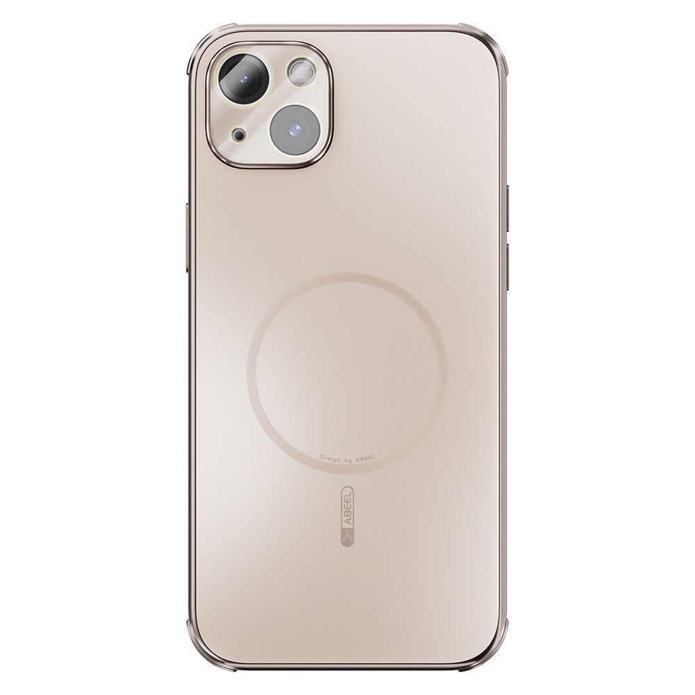 ABEEL For iPhone 15 Plus Case Compatible with MagSafe TPU PC Cooling Matte Phone Back Cover with Lens Film