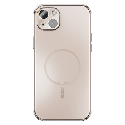 ABEEL For iPhone 15 Plus Case Compatible with MagSafe TPU PC Cooling Matte Phone Back Cover with Lens Film