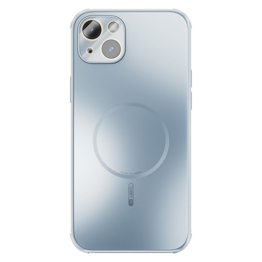 ABEEL For iPhone 15 Plus Case Compatible with MagSafe TPU PC Cooling Matte Phone Back Cover with Lens Film