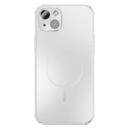 ABEEL For iPhone 15 Plus Case Compatible with MagSafe TPU PC Cooling Matte Phone Back Cover with Lens Film