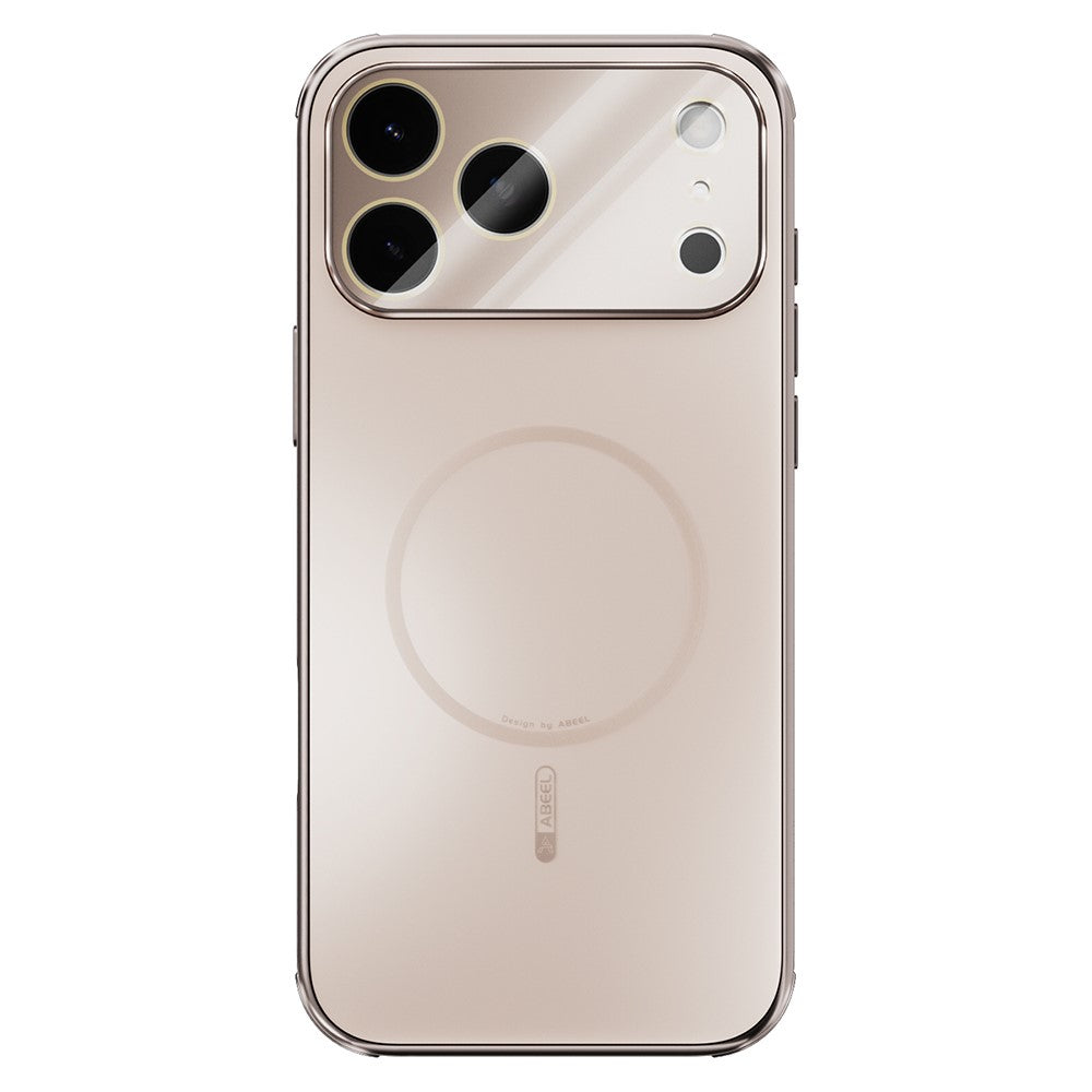 ABEEL For iPhone 17 Pro Max Case Compatible with MagSafe TPU PC Cooling Matte Phone Back Cover with Lens Film