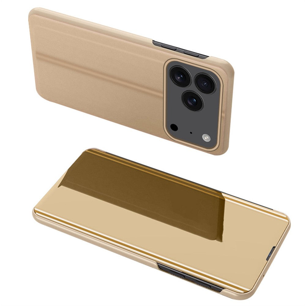 For iPhone 17 Pro Max Case View Window Stand Leather Flip Phone Cover