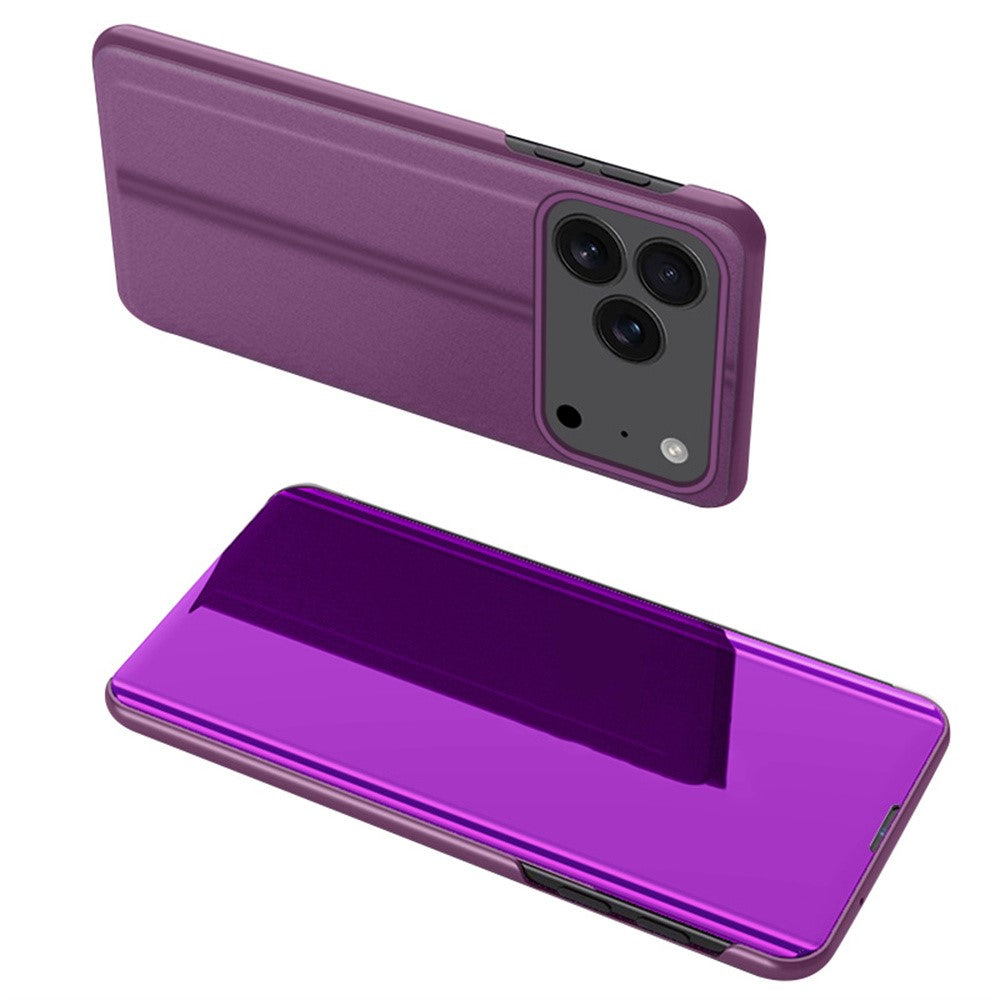 For iPhone 17 Pro Max Case View Window Stand Leather Flip Phone Cover