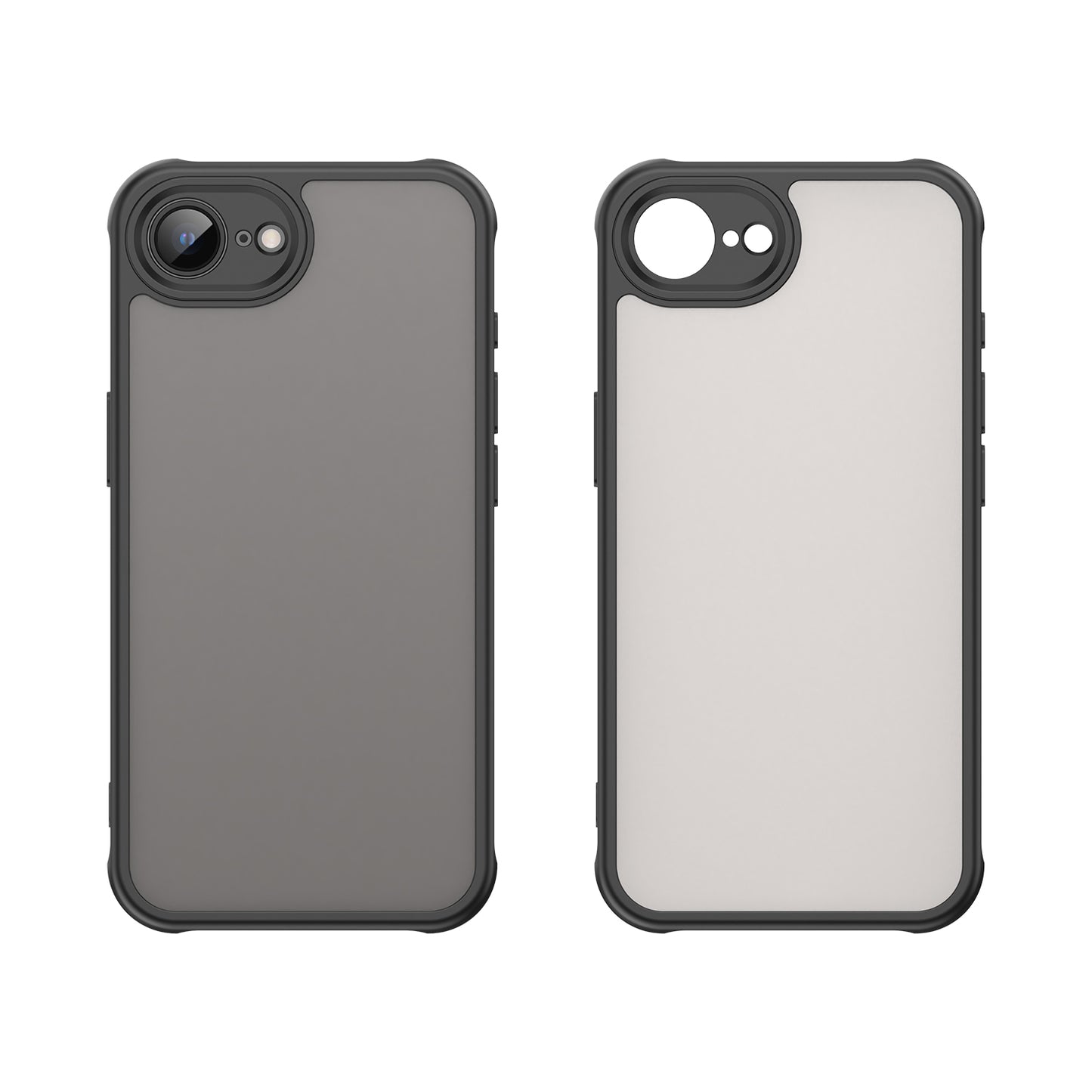 WANLONFENG For iPhone 17e / 16e Case with Screen Film  FD Series Skin Touch TPU PC Phone Back Cover