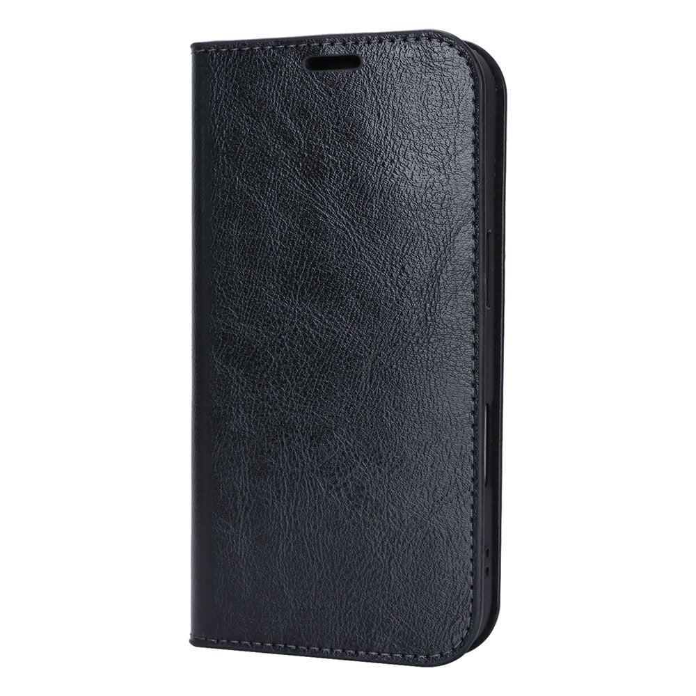 For iPhone 17 Case Crazy Horse Texture Split Leather Wallet Phone Cover