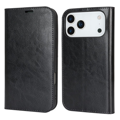 For iPhone 17 Pro Max Case Crazy Horse Texture Split Leather Wallet Phone Cover