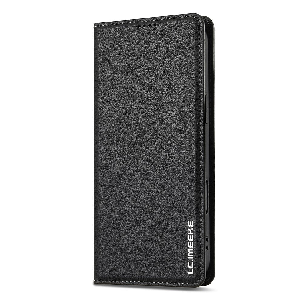 LC.IMEEKE L1 Series for iPhone 17 Case PU Leather Wallet Stand Protective Phone Cover