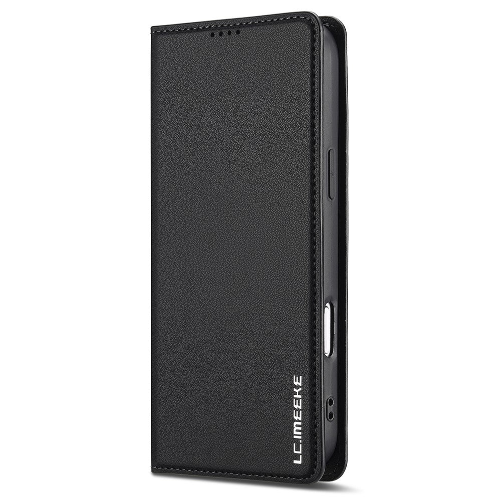 LC.IMEEKE L1 Series for iPhone 17 Pro Case PU Leather Wallet Stand Protective Phone Cover