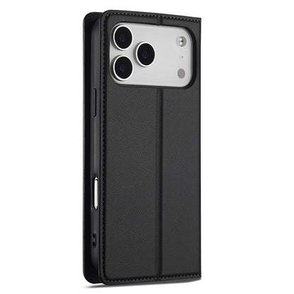 LC.IMEEKE L1 Series for iPhone 17 Pro Case PU Leather Wallet Stand Protective Phone Cover