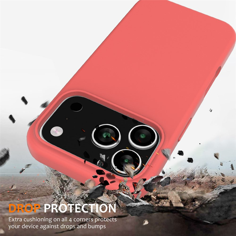 For iPhone 17 Pro Case Compatible with MagSafe Anti-Drop Liquid Silicone Phone Cover
