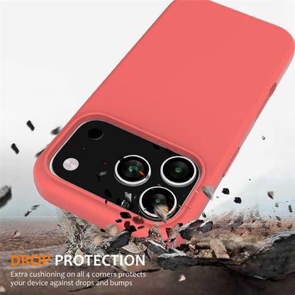 For iPhone 17 Pro Case Compatible with MagSafe Anti-Drop Liquid Silicone Phone Cover