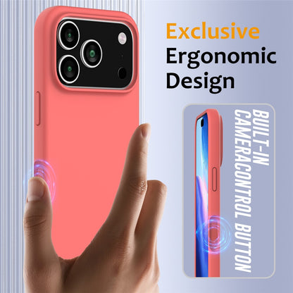 For iPhone 17 Pro Case Compatible with MagSafe Anti-Drop Liquid Silicone Phone Cover