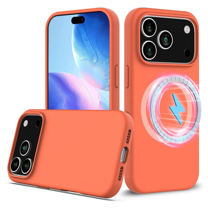 For iPhone 17 Pro Case Compatible with MagSafe Anti-Drop Liquid Silicone Phone Cover