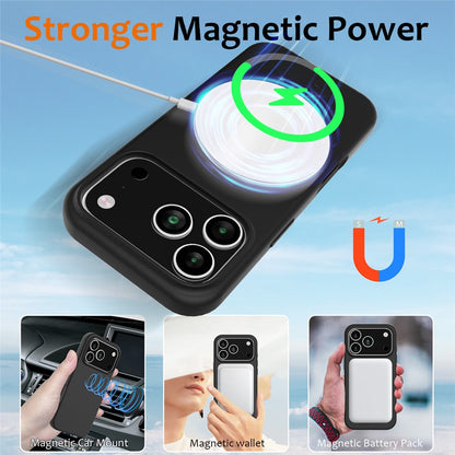 For iPhone 17 Pro Max Case Compatible with MagSafe Anti-Drop Liquid Silicone Phone Cover