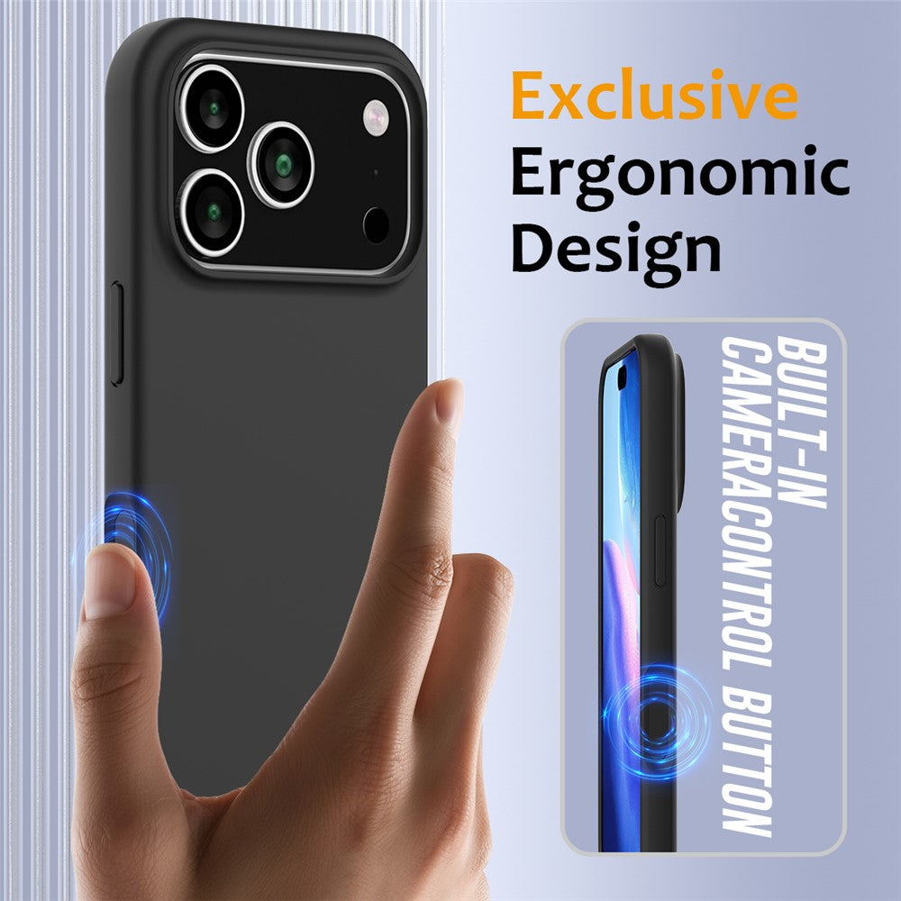 For iPhone 17 Pro Max Case Compatible with MagSafe Anti-Drop Liquid Silicone Phone Cover