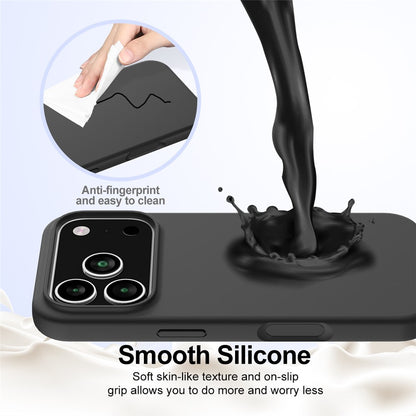 For iPhone 17 Pro Max Case Compatible with MagSafe Anti-Drop Liquid Silicone Phone Cover