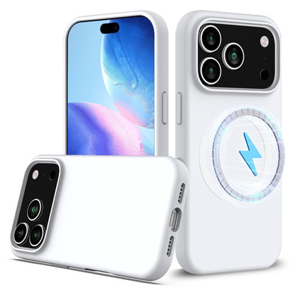 For iPhone 17 Pro Max Case Compatible with MagSafe Anti-Drop Liquid Silicone Phone Cover