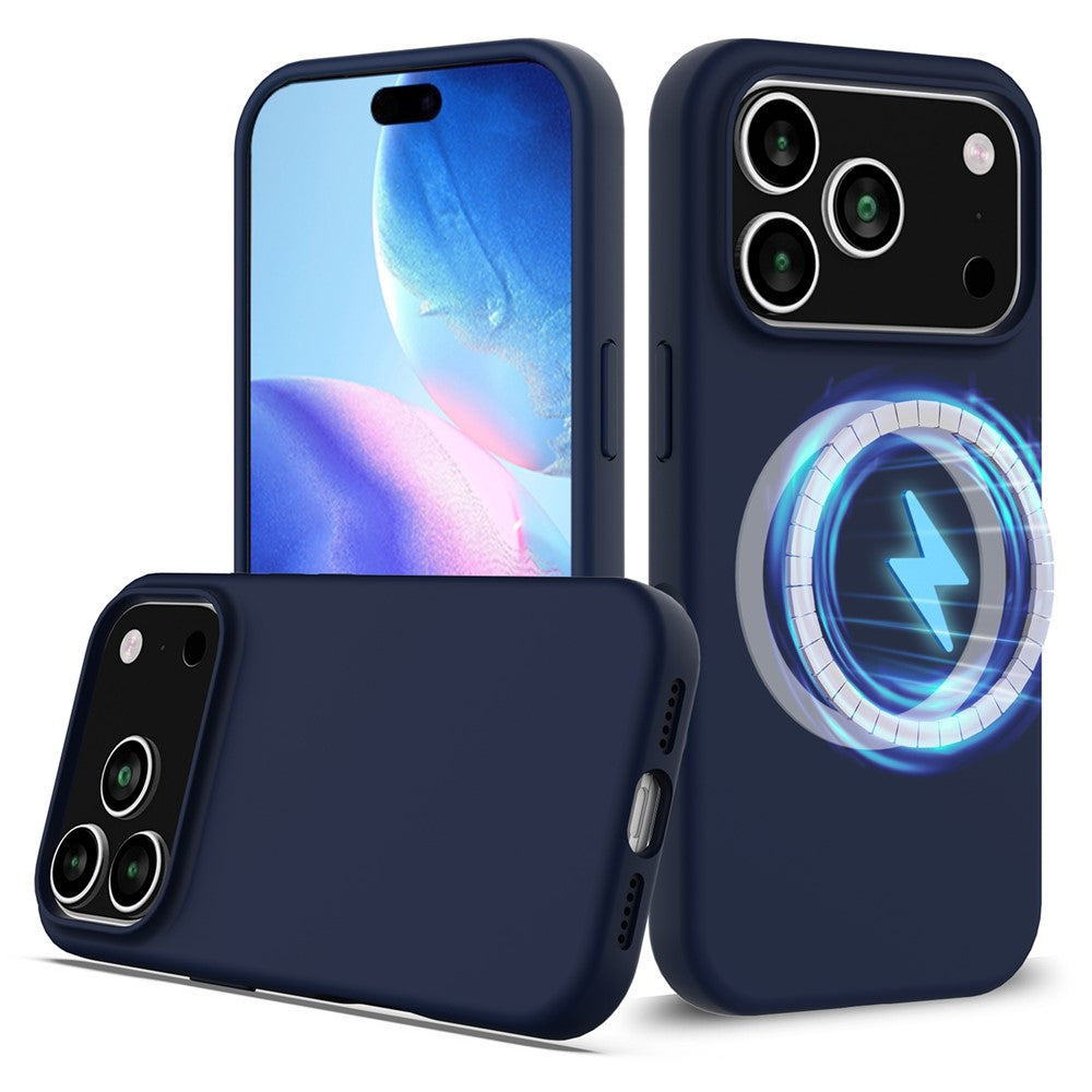 For iPhone 17 Pro Max Case Compatible with MagSafe Anti-Drop Liquid Silicone Phone Cover