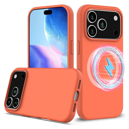 For iPhone 17 Pro Max Case Compatible with MagSafe Anti-Drop Liquid Silicone Phone Cover