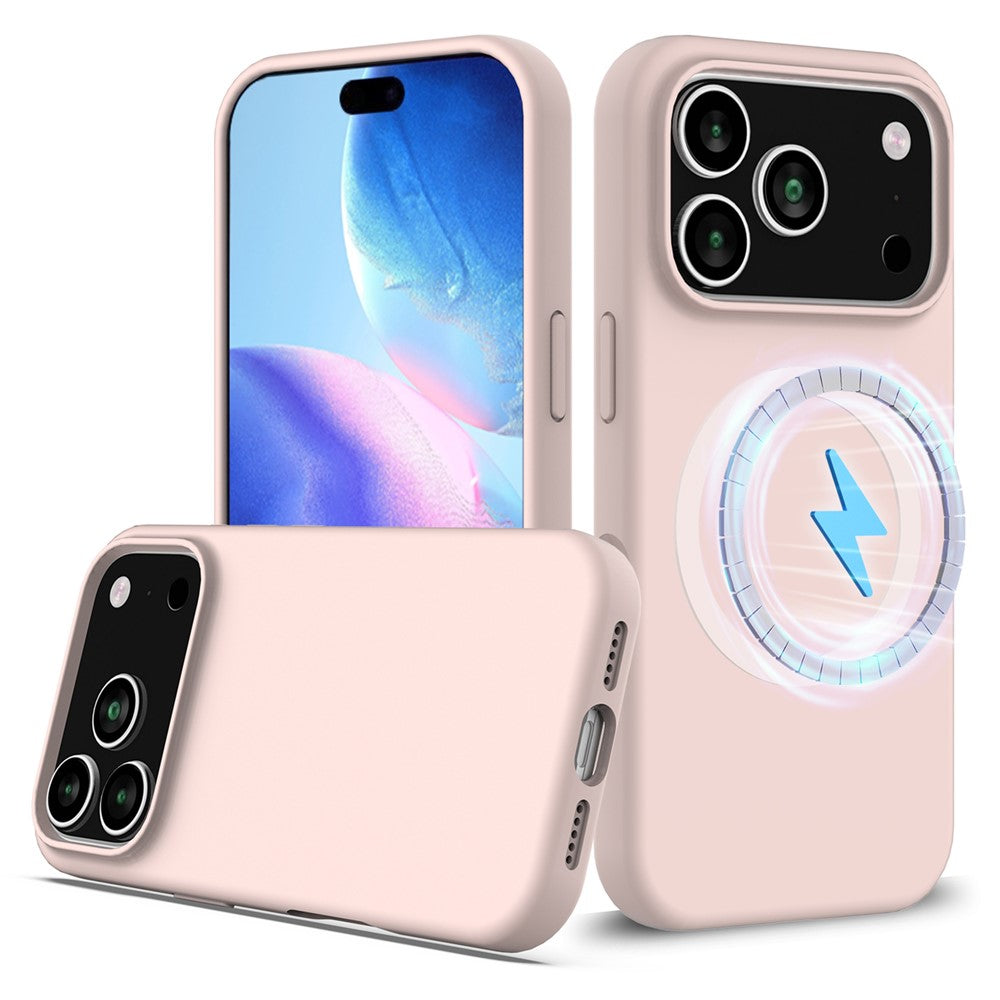For iPhone 17 Pro Max Case Compatible with MagSafe Anti-Drop Liquid Silicone Phone Cover