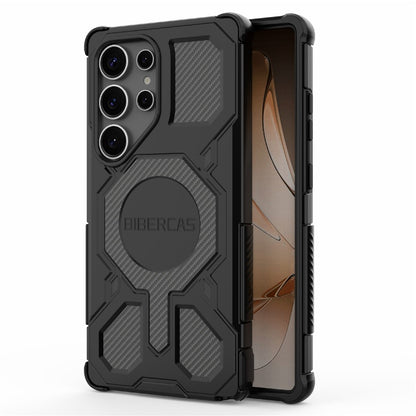 BIBERCAS J-16 Series For Samsung Galaxy S25 Ultra Magnetic Case Anti Drop TPU + PC Phone Cover