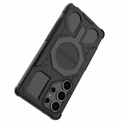 BIBERCAS J-16 Series For Samsung Galaxy S25 Ultra Magnetic Case Anti Drop TPU + PC Phone Cover