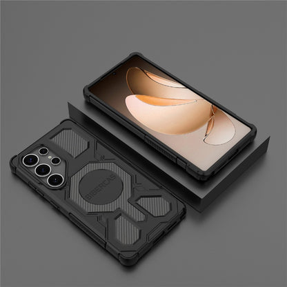 BIBERCAS J-16 Series For Samsung Galaxy S25 Ultra Magnetic Case Anti Drop TPU + PC Phone Cover