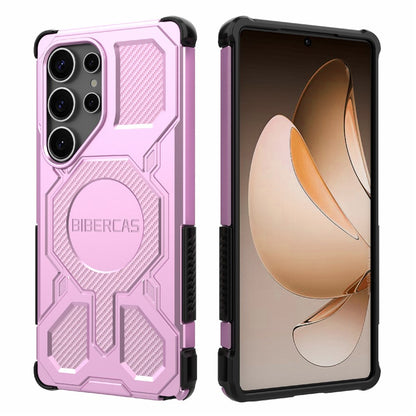 BIBERCAS J-16 Series For Samsung Galaxy S25 Ultra Magnetic Case Anti Drop TPU + PC Phone Cover