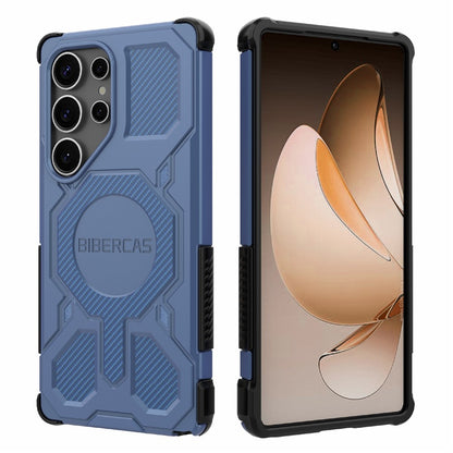 BIBERCAS J-16 Series For Samsung Galaxy S25 Ultra Magnetic Case Anti Drop TPU + PC Phone Cover