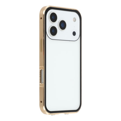 For iPhone 17 Pro Full Body Case Magnetic Tempered Glass Double-Sided Phone Case
