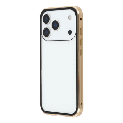For iPhone 17 Pro Full Body Case Magnetic Tempered Glass Double-Sided Phone Case