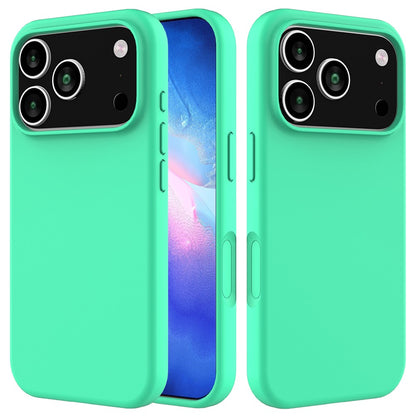For iPhone 17 Pro Case Drop Proof Liquid Silicone Soft Lining Back Phone Cover