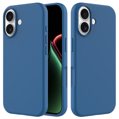 For iPhone 17 Case Drop Proof Liquid Silicone Soft Lining Back Phone Cover