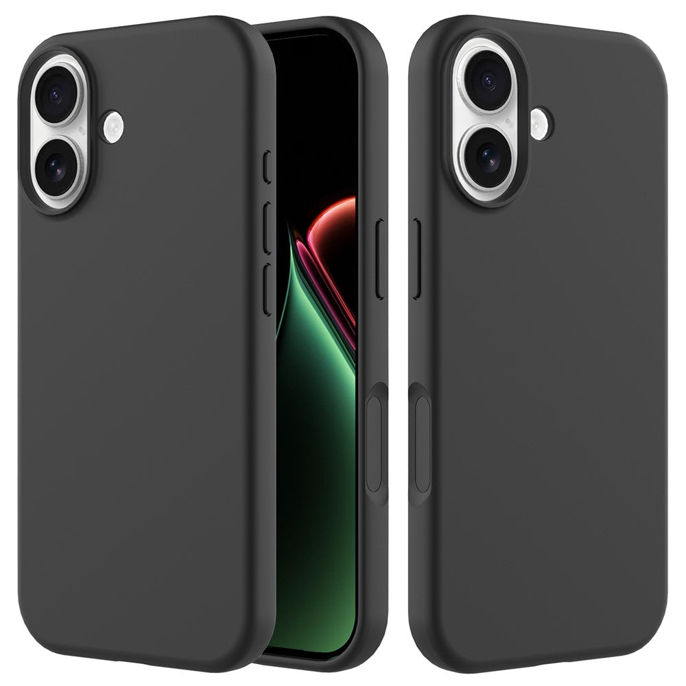 For iPhone 17 Case Drop Proof Liquid Silicone Soft Lining Back Phone Cover