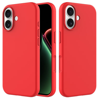 For iPhone 17 Case Drop Proof Liquid Silicone Soft Lining Back Phone Cover