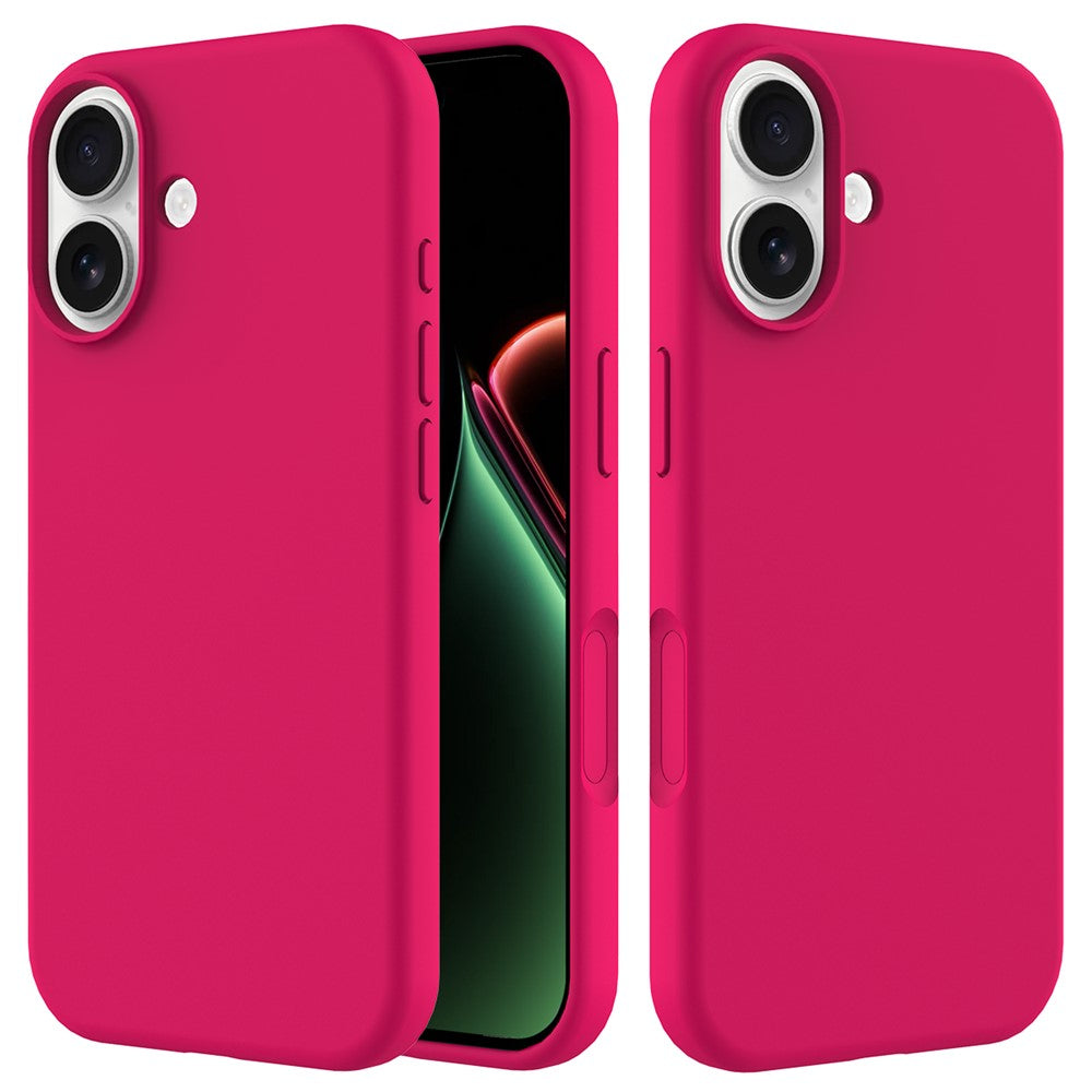 For iPhone 17 Case Drop Proof Liquid Silicone Soft Lining Back Phone Cover