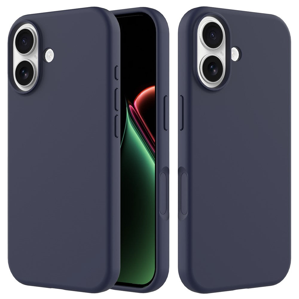 For iPhone 17 Case Drop Proof Liquid Silicone Soft Lining Back Phone Cover