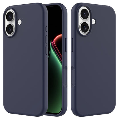 For iPhone 17 Case Drop Proof Liquid Silicone Soft Lining Back Phone Cover