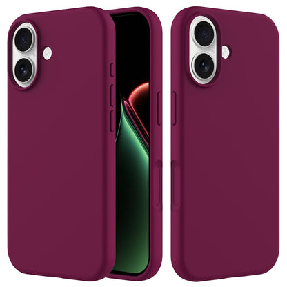 For iPhone 17 Case Drop Proof Liquid Silicone Soft Lining Back Phone Cover