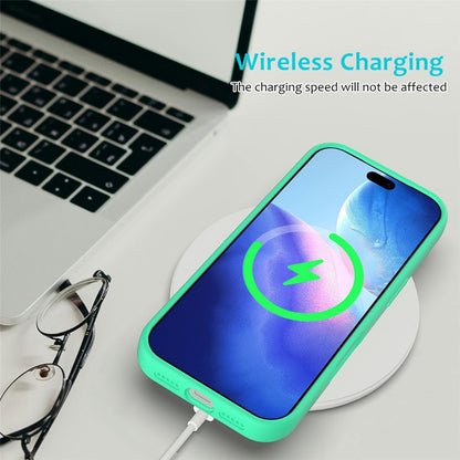 For iPhone 17 Pro Max Case Drop Proof Liquid Silicone Soft Lining Back Phone Cover