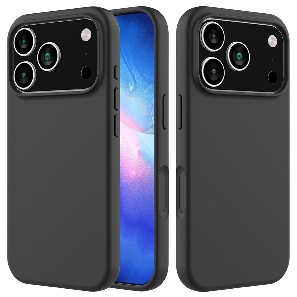 For iPhone 17 Pro Max Case Drop Proof Liquid Silicone Soft Lining Back Phone Cover