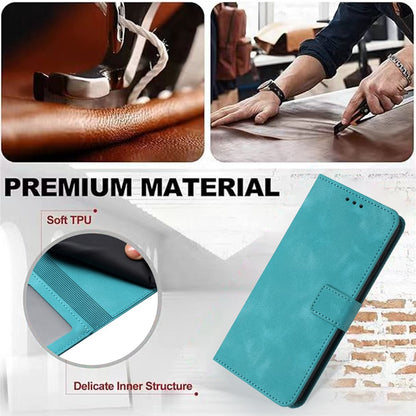 For iPhone 17 Pro Case Solid Color Leather Wallet Protective Phone Cover