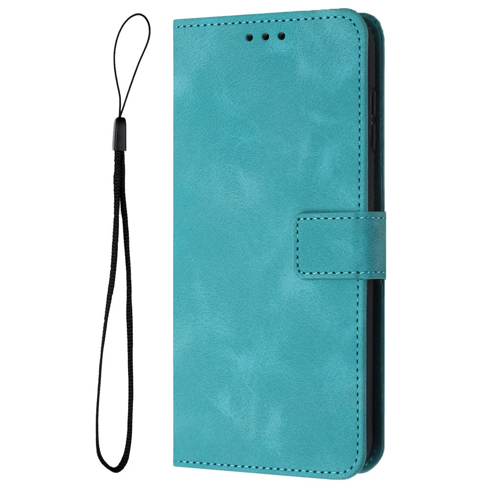For iPhone 17 Pro Case Solid Color Leather Wallet Protective Phone Cover