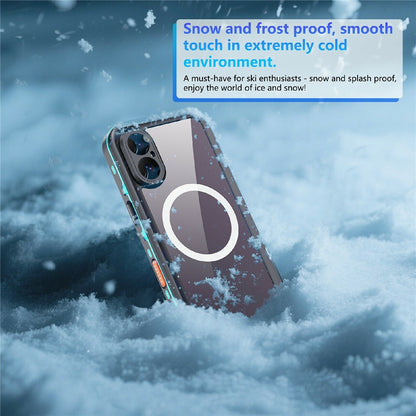 REDPEPPER Dot+ Series For iPhone 17 Cellphone Case Compatible with MagSafe IP68 Waterproof Clear Back Phone Cover