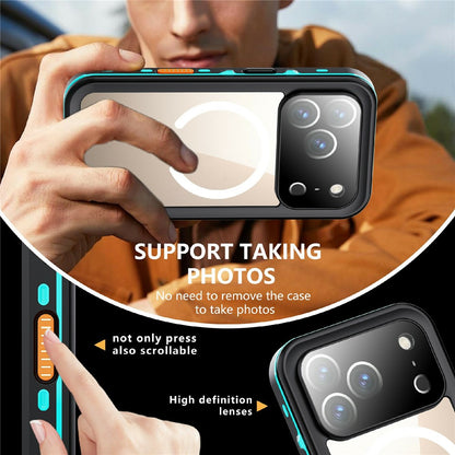 REDPEPPER Dot+ Series For iPhone 17 Pro Cellphone Case Compatible with MagSafe IP68 Waterproof Clear Back Phone Cover