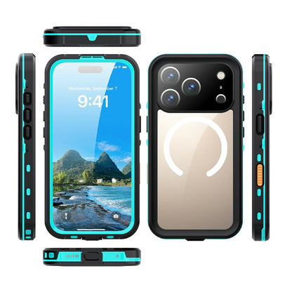 REDPEPPER Dot+ Series For iPhone 17 Pro Cellphone Case Compatible with MagSafe IP68 Waterproof Clear Back Phone Cover